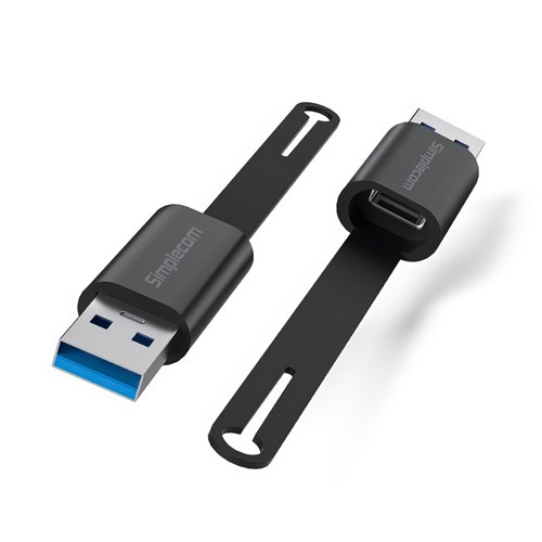 Simplecom CA132 USB-A Male to USB-C Female Adapter USB 3.2 Gen 2 Data n Charging Double